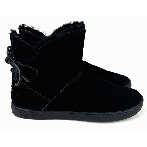 Koolaburra By UGG Boots Womens Size 7 Shazi Mini Ankle Zip Booties 1019362 Suede - Picture 1 of 9